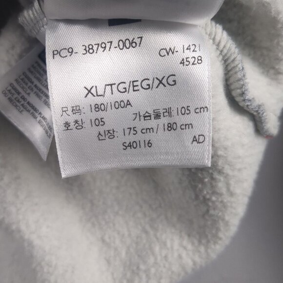 Levis Logo Spell Out Gray Hoodie Mens XL Pullover Hooded Sweatshirt Standard - Picture 15 of 16